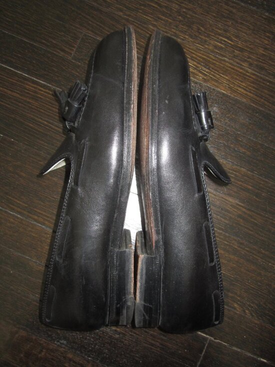 ALDEN Tassel Moccasin Loafer 660 Aberdeen Last Black Calfskin Shoes Men’s 9 E
